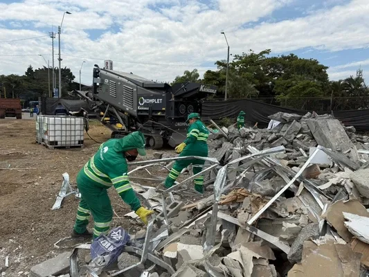 Escombros del terremoto