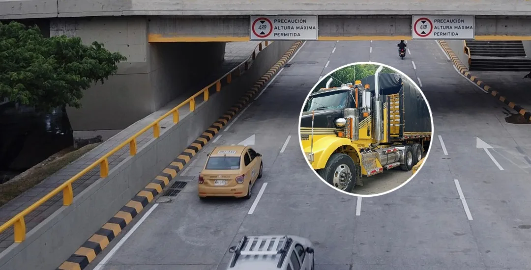 Autoridades de Cali hacen llamado a transportadores de carga pesada.