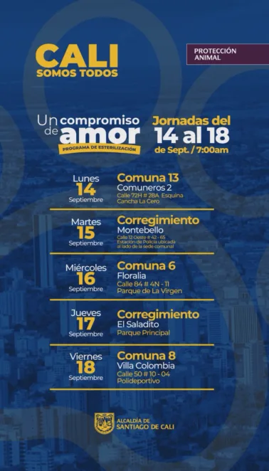 Esterilizaciones en Cali.
