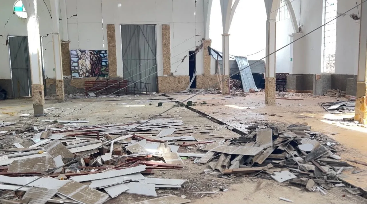 El terremoto sacudió muy fuerte al municipio