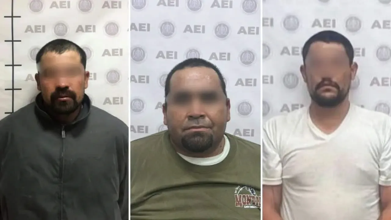 Jesús Gerardo, conocido como “El Kekas”, Irineo Francisco y Ángel Jesús.