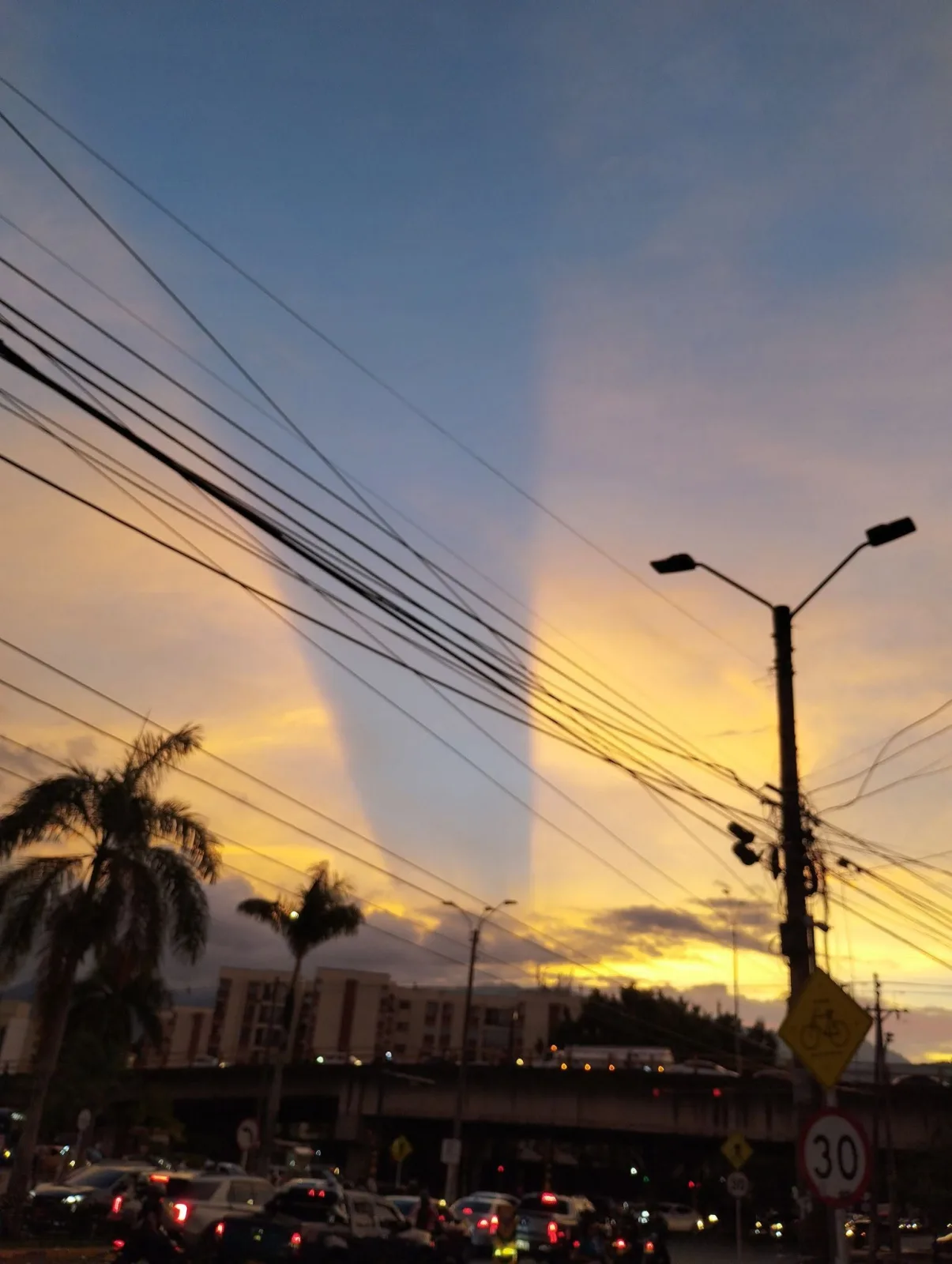 Atardecer en Cali.